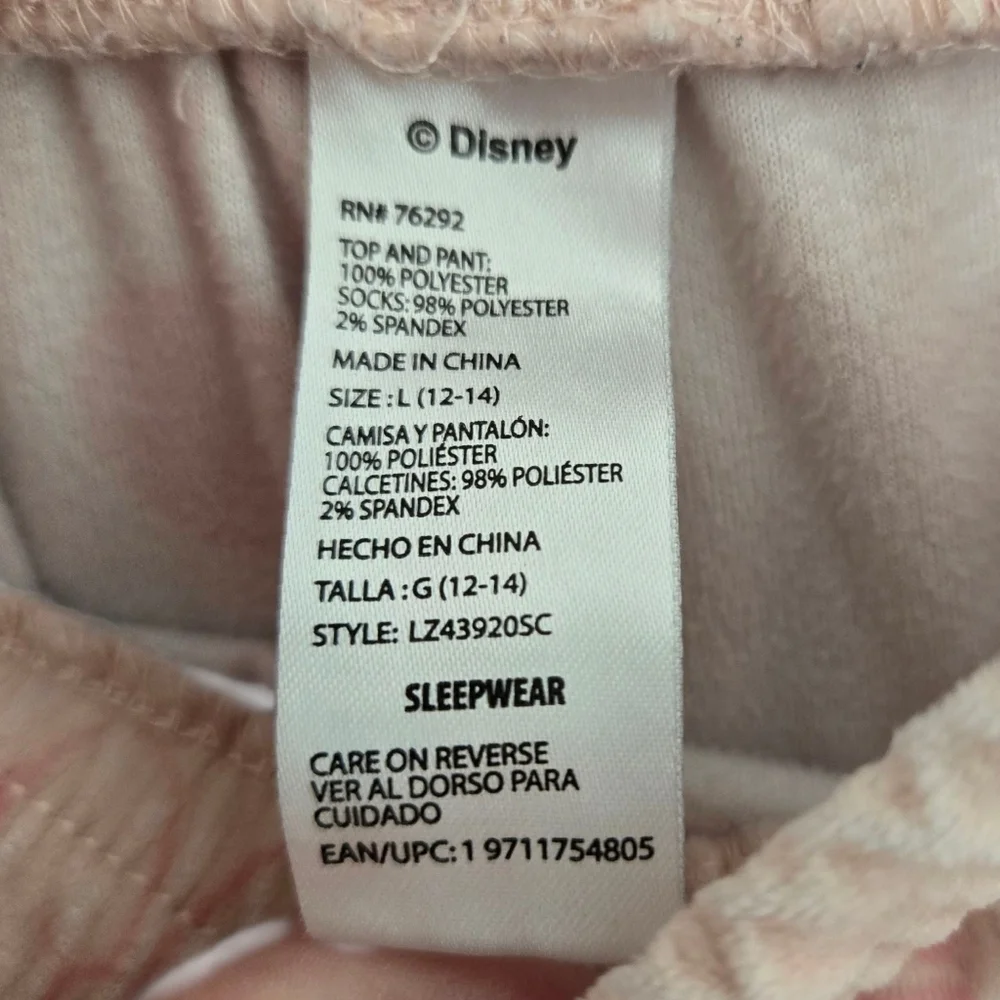 Disney Pink Mickey Mouse Women's PJ Joggers Size Large - Picture 3 of 4